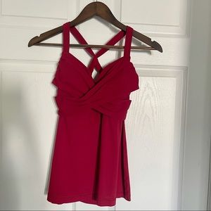 lululemon athletica Red Tank Top